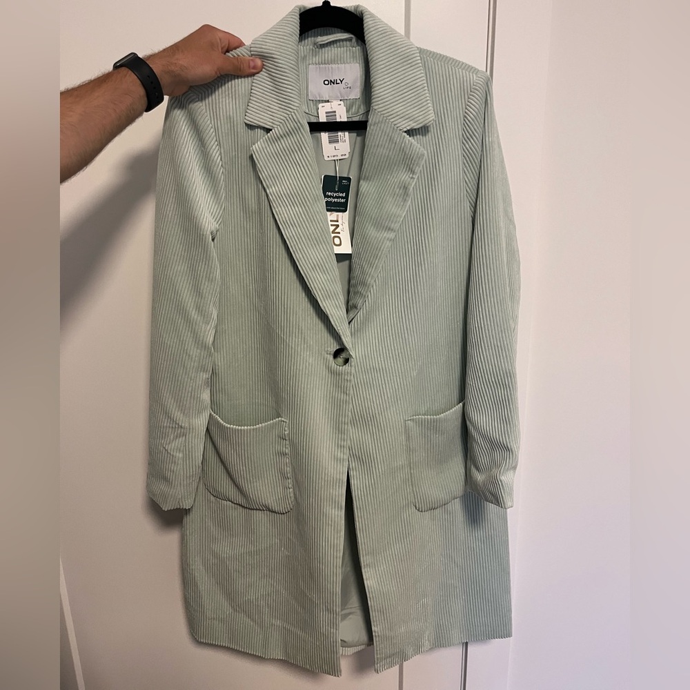 Only Mint Green Blazer Tailored Suit Jacket